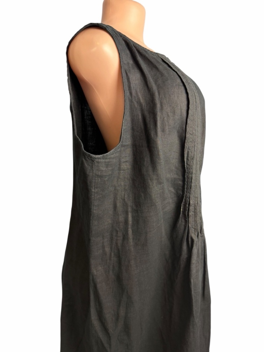 J. Jill Black Linen Shift Maxi Dress - Picture 7 of 10